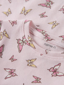 NAME IT T-shirt Vemma Cradle Pink Butterflies